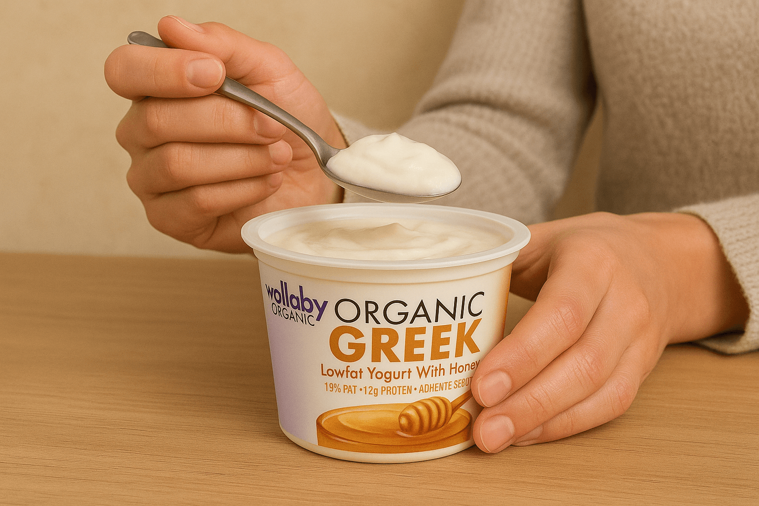 Packaged Yogurt product Photoshoot